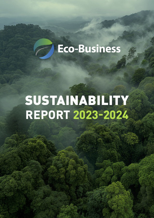 Eco-Business Sustainability Report 2023–2024 cover